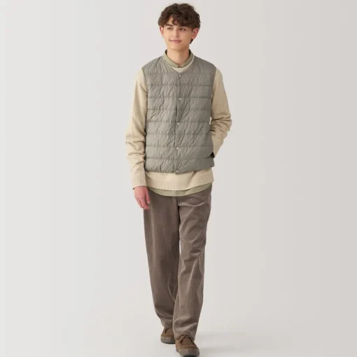 Sale Men's Lightweight Down Collarless Vest Lightweight Down Jackets & Vests