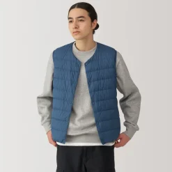 Sale Men's Lightweight Down Collarless Vest Lightweight Down Jackets & Vests