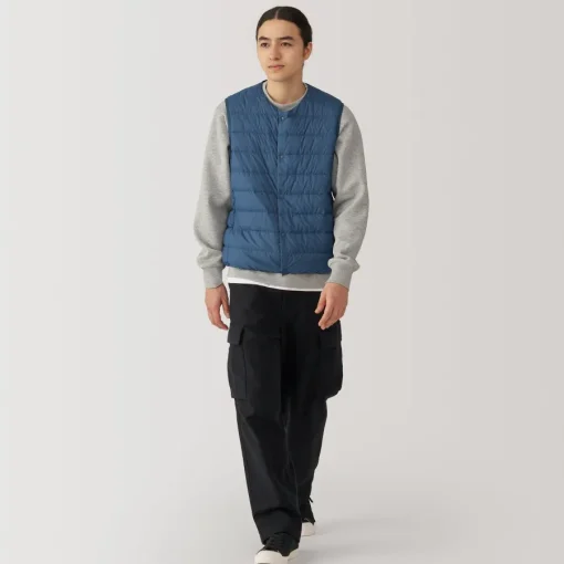 Sale Men's Lightweight Down Collarless Vest Lightweight Down Jackets & Vests