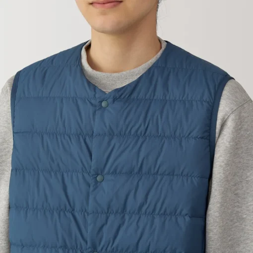 Sale Men's Lightweight Down Collarless Vest Lightweight Down Jackets & Vests