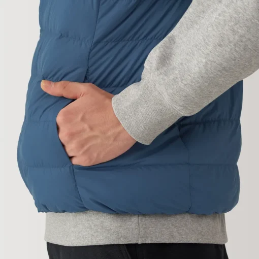 Sale Men's Lightweight Down Collarless Vest Lightweight Down Jackets & Vests