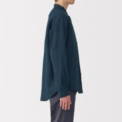 Discount Men's Linen Stand Collar Shirt Shirts & Polos
