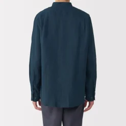 Discount Men's Linen Stand Collar Shirt Shirts & Polos