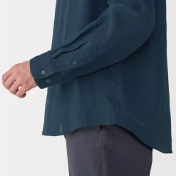 Discount Men's Linen Stand Collar Shirt Shirts & Polos