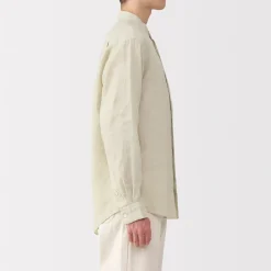 Discount Men's Linen Stand Collar Shirt Shirts & Polos