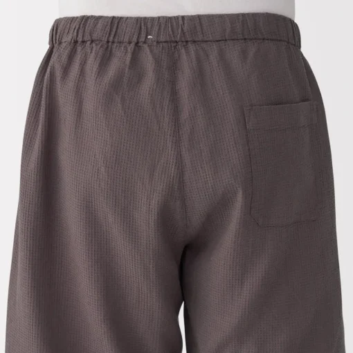 New Men's Lyocell Blend Waffle Weave Jinbei Loungewear Set Pajamas & Loungewear|Loungewear