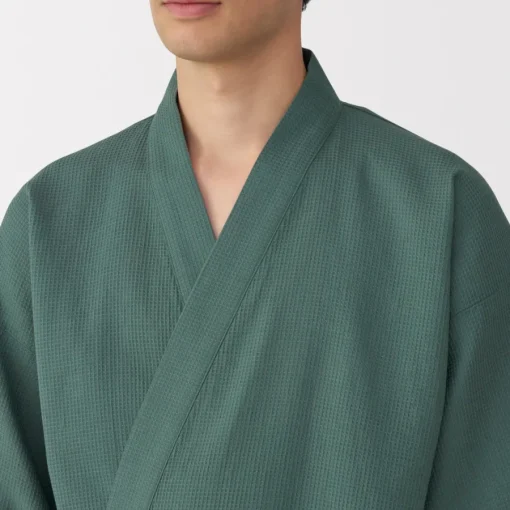 New Men's Lyocell Blend Waffle Weave Jinbei Loungewear Set Pajamas & Loungewear|Loungewear