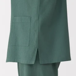 New Men's Lyocell Blend Waffle Weave Jinbei Loungewear Set Pajamas & Loungewear|Loungewear