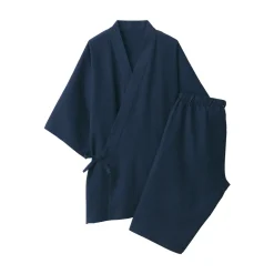 New Men's Lyocell Blend Waffle Weave Jinbei Loungewear Set Pajamas & Loungewear|Loungewear