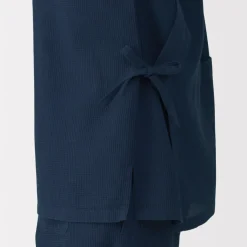 New Men's Lyocell Blend Waffle Weave Jinbei Loungewear Set Pajamas & Loungewear|Loungewear