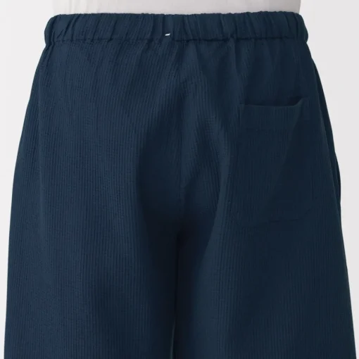 New Men's Lyocell Blend Waffle Weave Jinbei Loungewear Set Pajamas & Loungewear|Loungewear