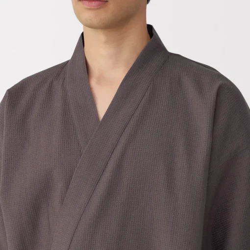 New Men's Lyocell Blend Waffle Weave Jinbei Loungewear Set Pajamas & Loungewear|Loungewear