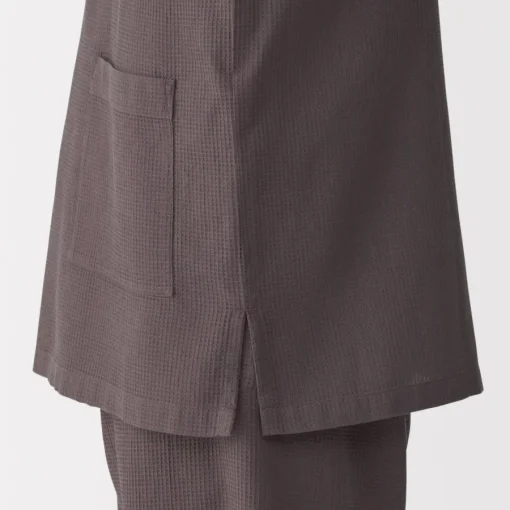 New Men's Lyocell Blend Waffle Weave Jinbei Loungewear Set Pajamas & Loungewear|Loungewear