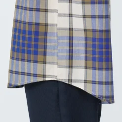 Clearance Men's Madras Check Button Down Short Sleeve Shirt Shirts & Polos