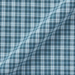 Clearance Men's Madras Check Open Collar Short Sleeve Shirt Shirts & Polos