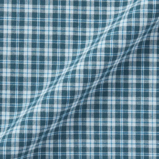 Clearance Men's Madras Check Open Collar Short Sleeve Shirt Shirts & Polos