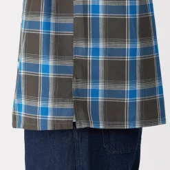 Clearance Men's Madras Check Open Collar Short Sleeve Shirt Shirts & Polos
