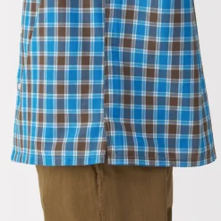 Clearance Men's Madras Check Open Collar Short Sleeve Shirt Shirts & Polos