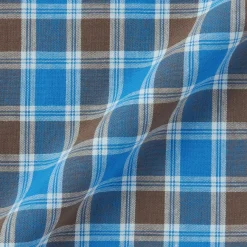 Clearance Men's Madras Check Open Collar Short Sleeve Shirt Shirts & Polos
