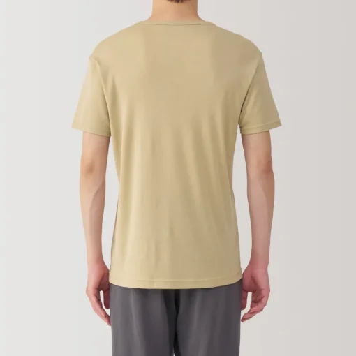 Online Men's Moisture-Wicking Cotton Crew Neck Short Sleeve T-Shirt Underwear & Undershirts|Moisture Wicking Innerwear