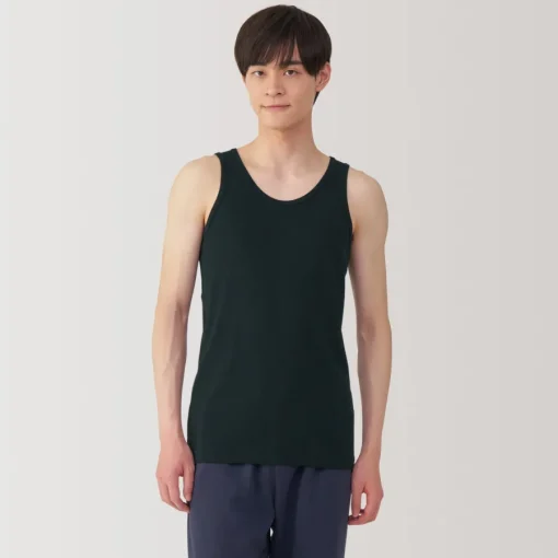 Hot Men's Moisture-Wicking Cotton Tank Top Underwear & Undershirts|Moisture Wicking Innerwear