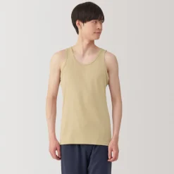 Hot Men's Moisture-Wicking Cotton Tank Top Underwear & Undershirts|Moisture Wicking Innerwear