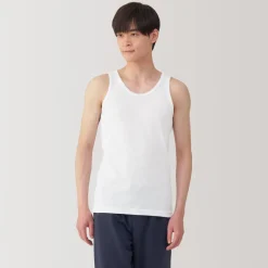 Hot Men's Moisture-Wicking Cotton Tank Top Underwear & Undershirts|Moisture Wicking Innerwear