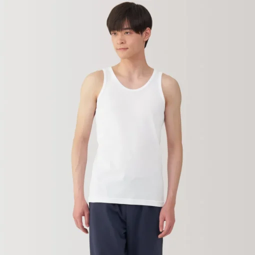 Hot Men's Moisture-Wicking Cotton Tank Top Underwear & Undershirts|Moisture Wicking Innerwear