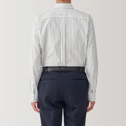 Online Men's Non-Iron Button Down Striped Shirt Shirts & Polos