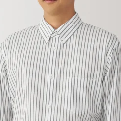 Online Men's Non-Iron Button Down Striped Shirt Shirts & Polos