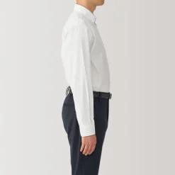 Fashion Men's Non-Iron Semi Wide Collar Shirt Shirts & Polos