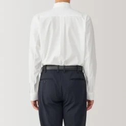 Fashion Men's Non-Iron Semi Wide Collar Shirt Shirts & Polos