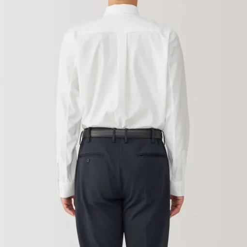 Fashion Men's Non-Iron Semi Wide Collar Shirt Shirts & Polos