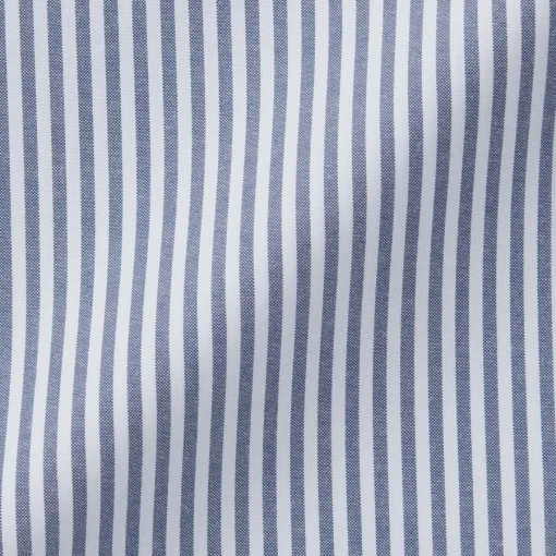 Outlet Men's Non-Iron Semi Wide Collar Striped Shirt Shirts & Polos