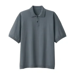 Online Men's Quick Dry Crew Neck Short Sleeve Knit Polo Shirt Shirts & Polos