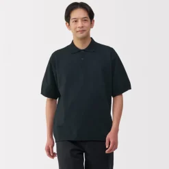 Online Men's Quick Dry Crew Neck Short Sleeve Knit Polo Shirt Shirts & Polos