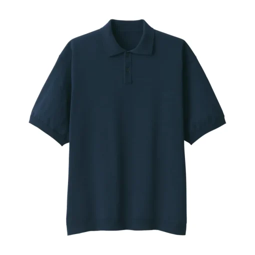 Online Men's Quick Dry Crew Neck Short Sleeve Knit Polo Shirt Shirts & Polos