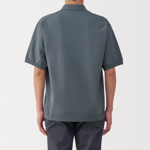 Online Men's Quick Dry Crew Neck Short Sleeve Knit Polo Shirt Shirts & Polos