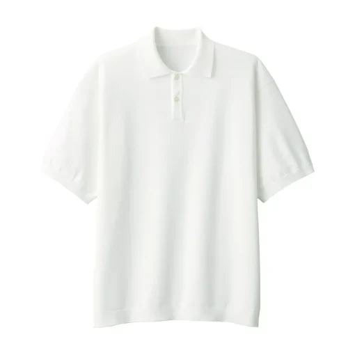 Online Men's Quick Dry Crew Neck Short Sleeve Knit Polo Shirt Shirts & Polos