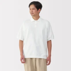Online Men's Quick Dry Crew Neck Short Sleeve Knit Polo Shirt Shirts & Polos