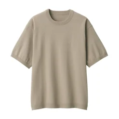 Sale Men's Quick Dry Crew Neck Short Sleeve Knit T-Shirt T-Shirts