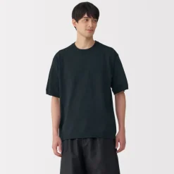 Sale Men's Quick Dry Crew Neck Short Sleeve Knit T-Shirt T-Shirts