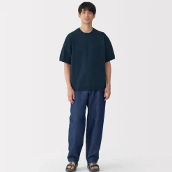 Sale Men's Quick Dry Crew Neck Short Sleeve Knit T-Shirt T-Shirts