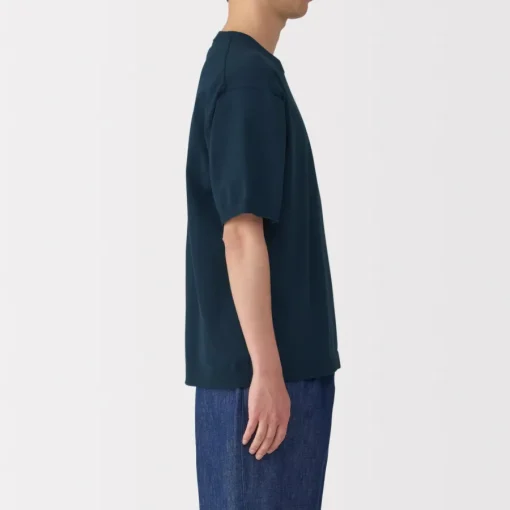 Sale Men's Quick Dry Crew Neck Short Sleeve Knit T-Shirt T-Shirts