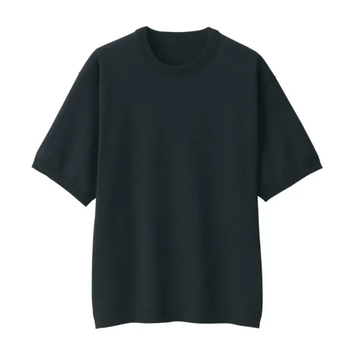 Sale Men's Quick Dry Crew Neck Short Sleeve Knit T-Shirt T-Shirts