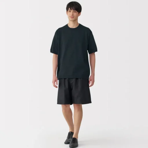 Sale Men's Quick Dry Crew Neck Short Sleeve Knit T-Shirt T-Shirts