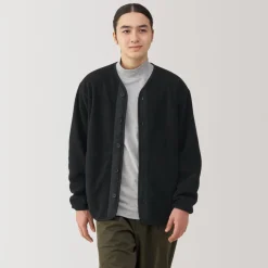 Clearance Men's Recyclable Fleece Cardigan Sweaters & Cardigans