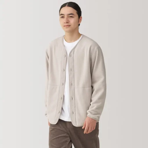 Clearance Men's Recyclable Fleece Cardigan Sweaters & Cardigans