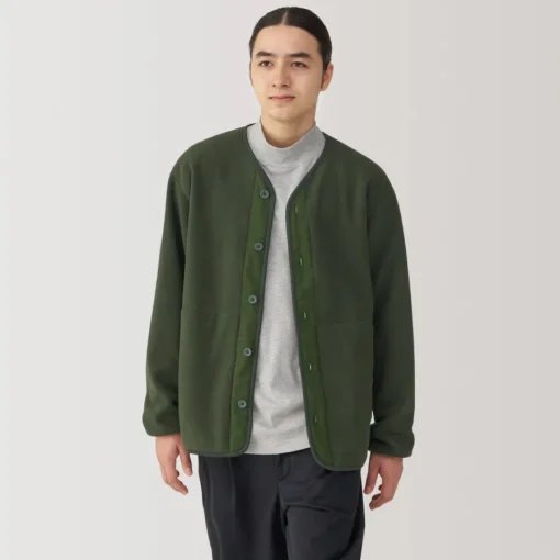 Clearance Men's Recyclable Fleece Cardigan Sweaters & Cardigans