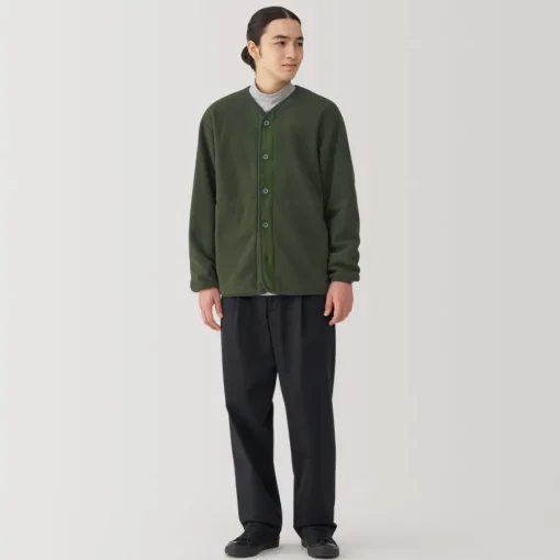 Clearance Men's Recyclable Fleece Cardigan Sweaters & Cardigans